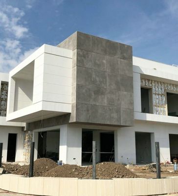 decorative Aluminium Curtain Wall laser cut wood stone cladding veneer