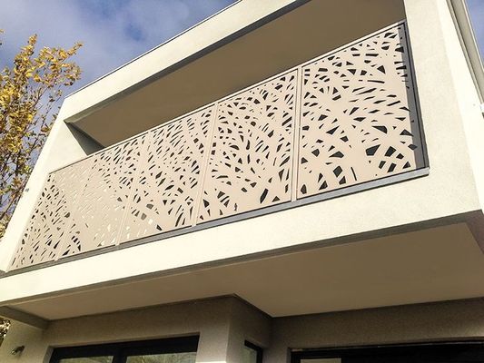 Custom Decorative Aluminium Fencing Security Tape Colorbond Privacy Fence